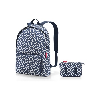 Reisenthel Rucksack mini maxi 14 l, signature navy, 30 x 45 x 11 cm Reisenthel Rucksack mini maxi 14 l, signature navy, 30 x 45 x 11 cm