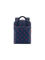 Reisenthel Rucksack allday backpack m, mixed dots red, 15 l, 30 x 39 x 13 cm