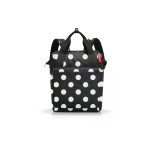 Reisenthel Rucksack allrounder R, dots white, 12 l, 25 x 40 x 17 cm