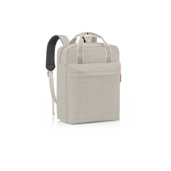Reisenthel Rucksack allday backpack m, herringb sand, 15 l, 30 x 39 x 13 cm Reisenthel Rucksack allday backpack m, herringb sand, 15 l, 30 x 39 x 13 cm