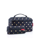 Reisenthel Trousse de toilette Beautycase Set Metallic Dots Blue