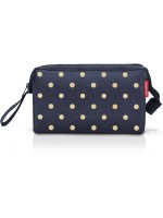 Reisenthel Trousse de toilette Travelcosmetic Metallic Dots Blue