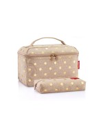 Reisenthel Trousse de toilette Beautycase Set Metallic Dots Coffee