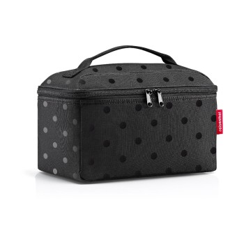 Reisenthel beautycase, glossy dots black Reisenthel beautycase, glossy dots black