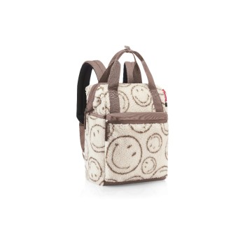 Reisenthel Sac à dos Allrounder R 12 l, Smiley Teddy Chocolate Reisenthel Sac à dos Allrounder R 12 l, Smiley Teddy Chocolate