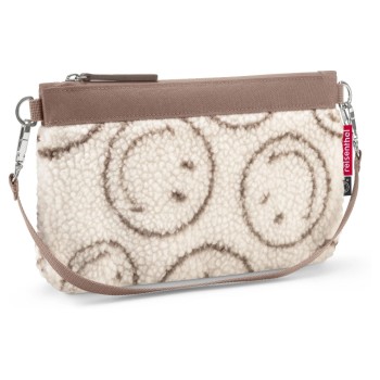 Reisenthel mini pouch, smiley teddy chocolate