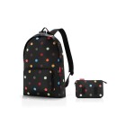 Reisenthel Rucksack mini maxi 14 l, mixed dots, 30 x 45 x 11 cm