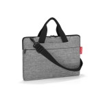 Reisenthel Notebooktasche netbookbag, twist silver, 40 x 28 x 3.5 cm, max 15.6