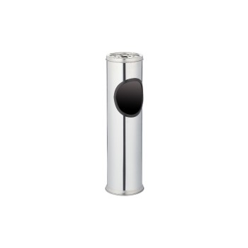 relaxdays Cendrier sur pied en acier inoxydable Argenté relaxdays Cendrier sur pied en acier inoxydable Argenté