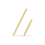 relaxdays Teigroller Bambus 2er Set, 65 x 3.5 cm 40 x 3.5 cm