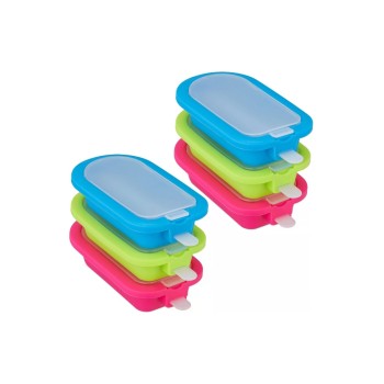 relaxdays Moule à glace Bleu/Vert/Rouge relaxdays Moule à glace Bleu/Vert/Rouge