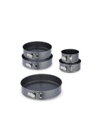 relaxdays Moule à charnière 14 cm/18 cm/24 cm/26 cm/28 cm, Anthracite