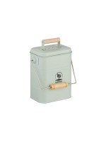 relaxdays Seau à compost 3.5 l, Brun clair/Vert clair