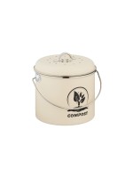 relaxdays Komposteimer, 3.5 Liter, Beige