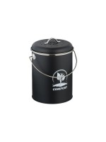 relaxdays Komposteimer with Geruchsfilter, 5.5 Liter, black 