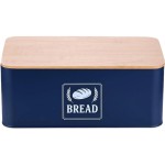 relaxdays Brotkasten Retro, blue