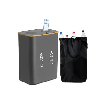 relaxdays PET Sammelbehälter 160 Liter, grey relaxdays PET Sammelbehälter 160 Liter, grey