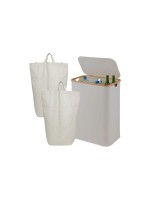 relaxdays Bacs de recyclage 140 L Beige