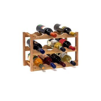 relaxdays Weinregal, H x B x T: ca.  28 x 42,5 x 21 cm