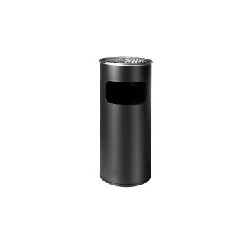Relaxdays Standaschenbecher mit Inneneimer, Schwarz Relaxdays Standaschenbecher mit Inneneimer, Schwarz