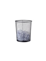 relaxdays Corbeille à papier 19 l, Noir