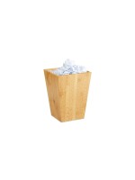 Relaxdays Papierkorb, Bambus, 6 Liter