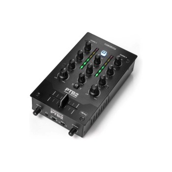 Reloop PTB-2, Ultrakompakter 2+1-Kanal-DJ-Mixer, USB-C