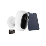 Reolink Caméra réseau Argus 2E Panneau solaire 2 inclus + 64 Go MicroSD