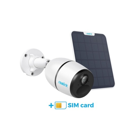 Reolink Caméra 4G/LTE GO Plus Panneau solaire 2 inclus + SIM