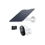 Reolink Argus B330-Solar-64GB 2K weiss, IP65 WLAN Überwachungskamera