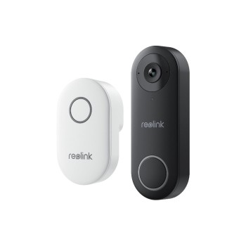 Reolink D340W 2K+ WiFi Video Doorbell, 2K HD WLAN Video-Türklingel, black  Reolink D340W 2K+ WiFi Video Doorbell, 2K HD WLAN Video-Türklingel, black