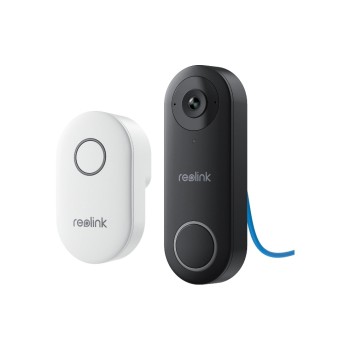 Reolink D340P 2K+ PoE Video Doorbell schwar, 2K HD cablegebundende PoE Video-Türklingel Reolink D340P 2K+ PoE Video Doorbell schwar, 2K HD cablegebundende PoE Video-Türklingel