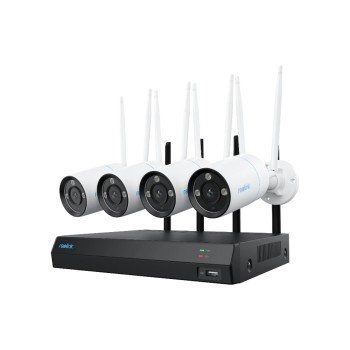 Reolink Kits de surveillance NVS12-8 MB4W 4K WiFi y compris 4 caméras et 2TB Reolink Kits de surveillance NVS12-8 MB4W 4K WiFi y compris 4 caméras et 2TB