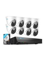 Reolink Kits de surveillance NVS16-12MD8 8K y compris 8 caméras et 4TB