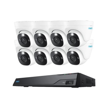 Reolink NVS16-8MD8 4K PoE System, 16-Kanal with 8 PoE 4K Ultra Kameras Reolink NVS16-8MD8 4K PoE System, 16-Kanal with 8 PoE 4K Ultra Kameras