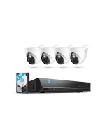 Reolink Kits de surveillance NVS8-12MD4 Dôme, disque dur de 2TB inclus