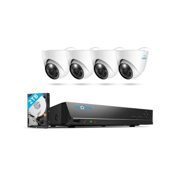 Reolink NVS8-12MD4 8K System with 4 Kameras, 8-Kanal 12MP Überwachungskamerasystem Reolink NVS8-12MD4 8K System with 4 Kameras, 8-Kanal 12MP Überwachungskamerasystem