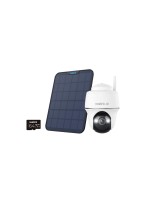 Reolink Caméra réseau Argus B440 4K PT Wifi, panneau solaire et carte SD 64 Go