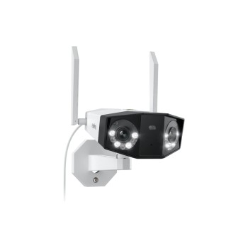 Reolink Duo W750 180° 4K WiFi Kamera, Smarte wetterfeste 4K WLAN Dual-Kamera