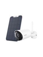 Reolink Caméra Argus B320 3 MP avec Wi-Fi + panneau solaire 5 MP, extérieur, blanc