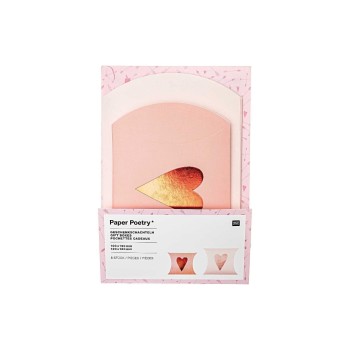 Rico Geschenkschachteln Herzen, 6 Stück