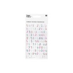 Rico Design Gelsticker Zahlen, 10x19cm,1 Blatt,