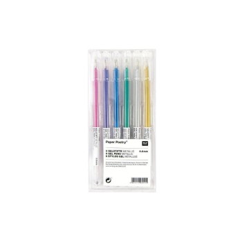 Rico Design Gelstifte Metallic, 0.8mm, 6 Stück Rico Design Gelstifte Metallic, 0.8mm, 6 Stück