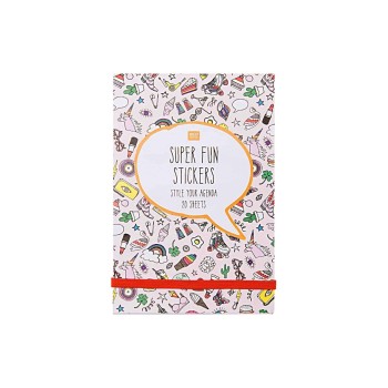 Rico Design Album d’autocollants Summer 20 feuillets, rose Rico Design Album d’autocollants Summer 20 feuillets, rose