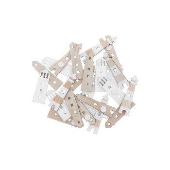 Rico Design Sticker Holz Leuchtturm, 24 Stk., 14x37,5mm - 12x45mm Rico Design Sticker Holz Leuchtturm, 24 Stk., 14x37,5mm - 12x45mm