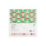 Rico Design Papier de bricolage Bloc de bricolage Origami 50 feuilles, 15 x 15 cm