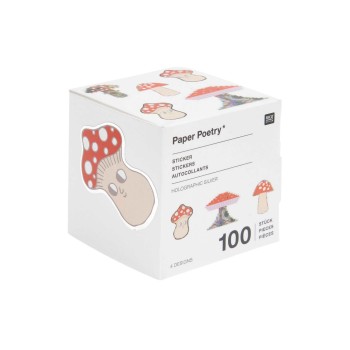 Rico Design Sticker Shroom, 100 Sticker Rico Design Sticker Shroom, 100 Sticker