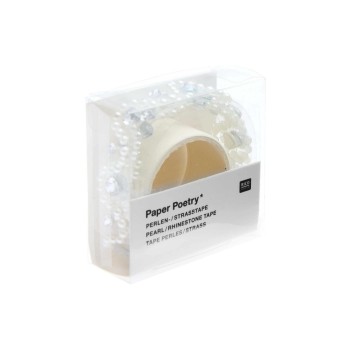 Rico Washi Tape Strass, Perlen, 1.9 x 50 cm Rico Washi Tape Strass, Perlen, 1.9 x 50 cm