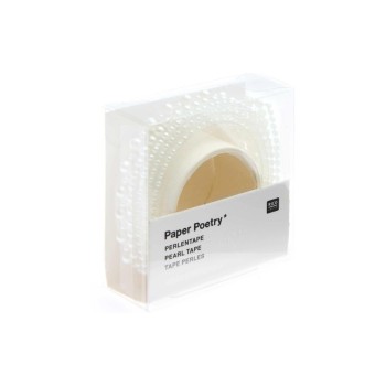 Rico Washi Tape Perlen, offwhite, 1.9 x 50 cm Rico Washi Tape Perlen, offwhite, 1.9 x 50 cm