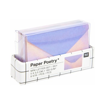 Rico CouvertThe Sky is the Limit, 8 Umschläge, 5 x 3,5 cm, 180 g / m²